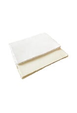 Satz von 25 Blatt Baumwollpapier mit Buettenrand, 125 Gr.