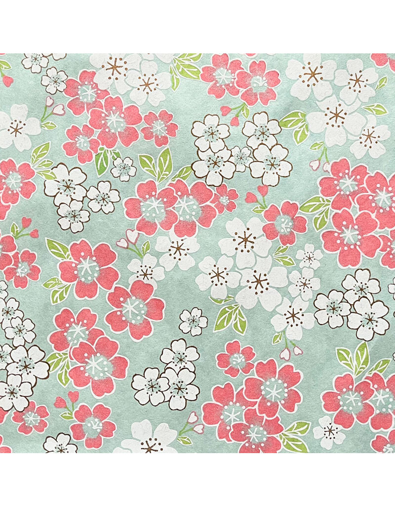 Japanese paper with blossom print