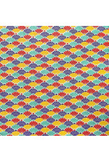 Japans papier met waaier print