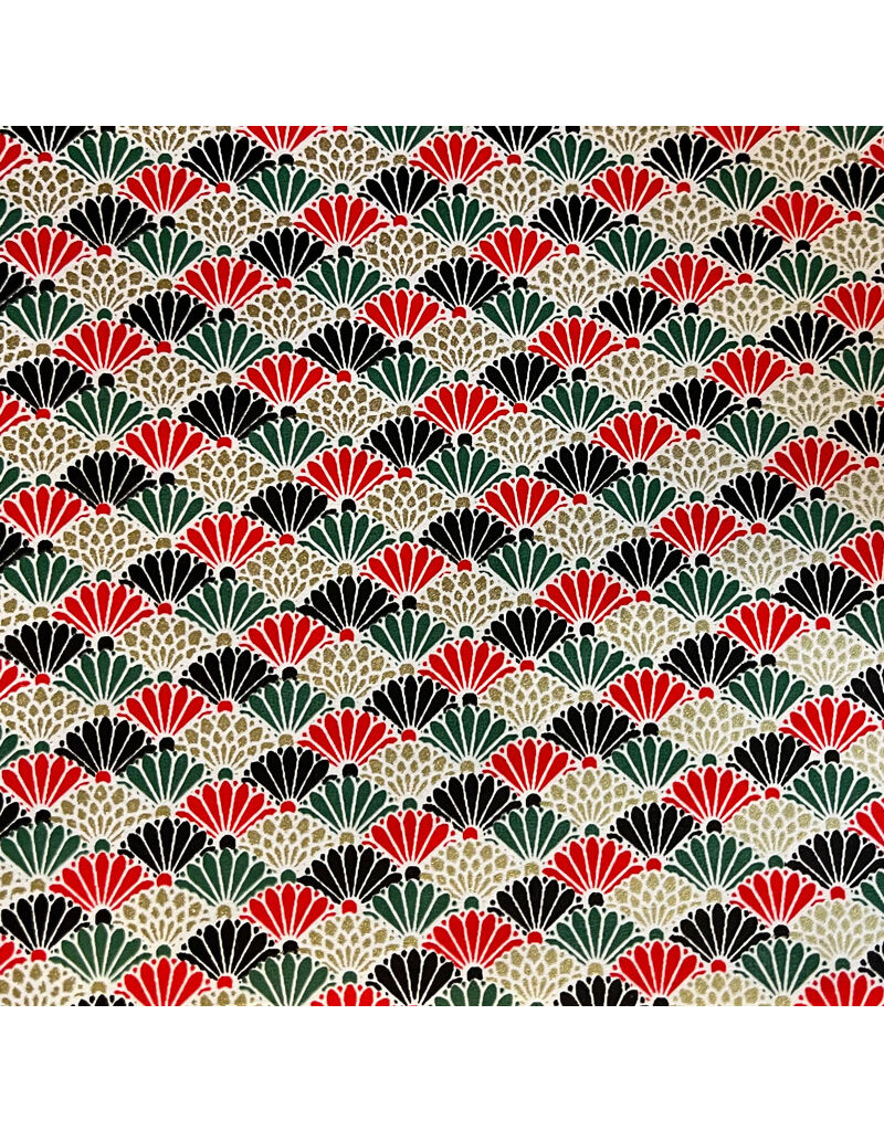 Papier japonais avec impression en éventail