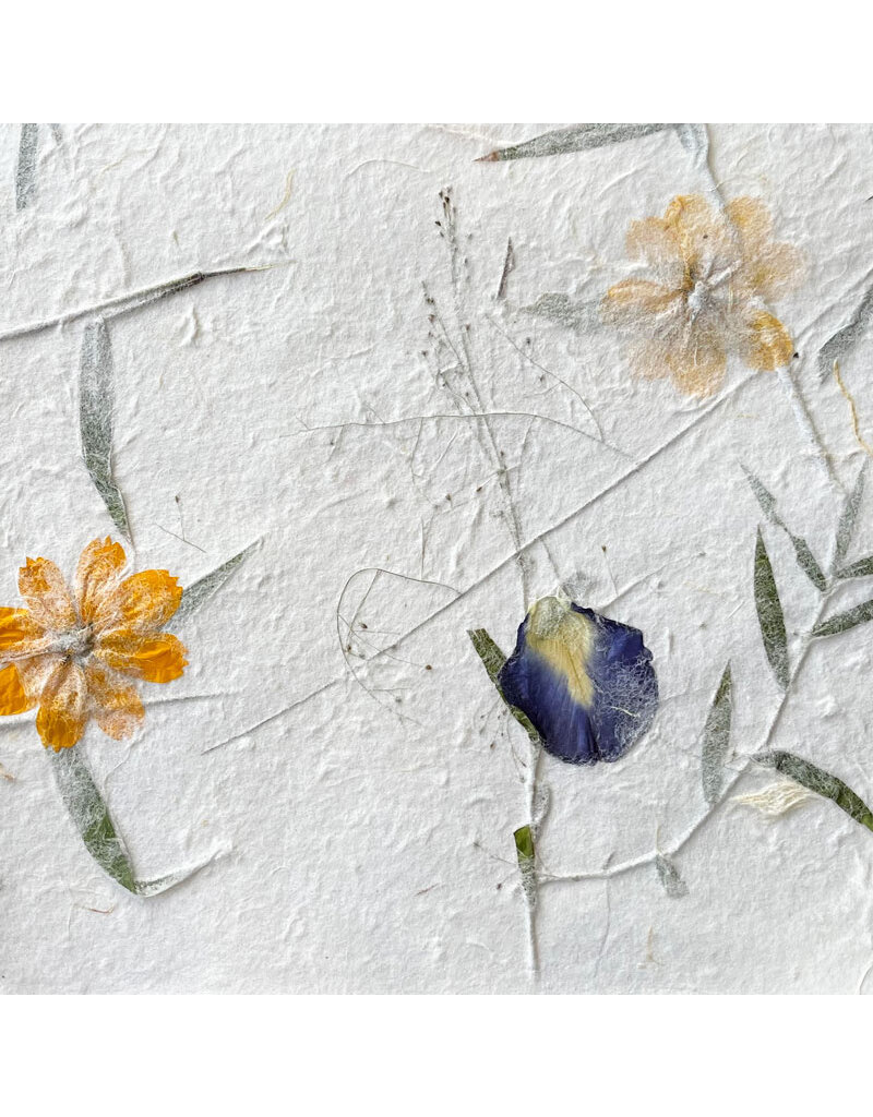 TH079 - Maulbeer-Papier mit Blumenmix