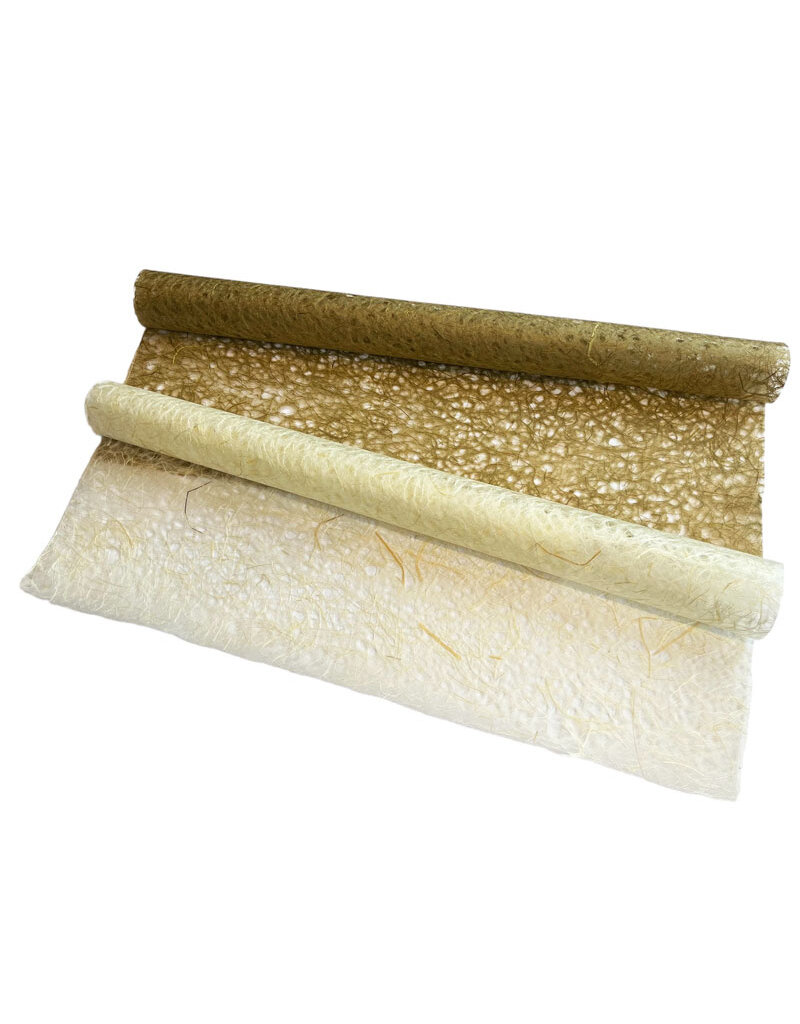 TH835 - Mulberry gampi paper with lace