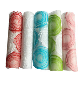 TH833 - Mulberry papier met handgemaakte rozen