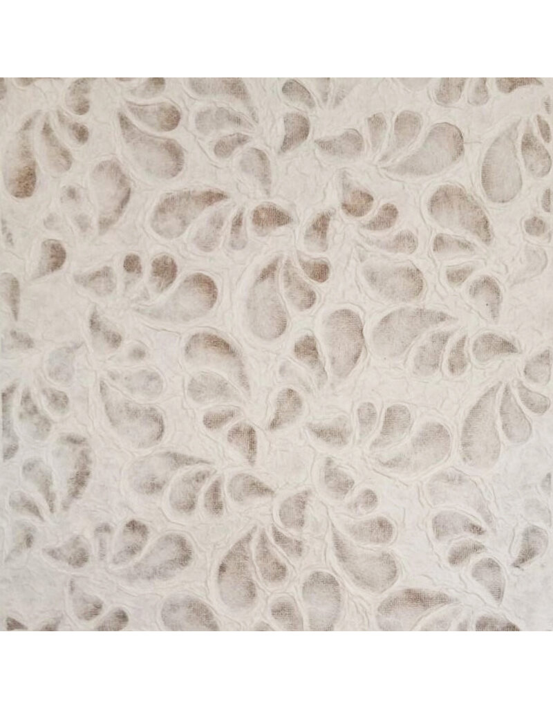 TH645 - Papier de mûrier avec fleur de trompette