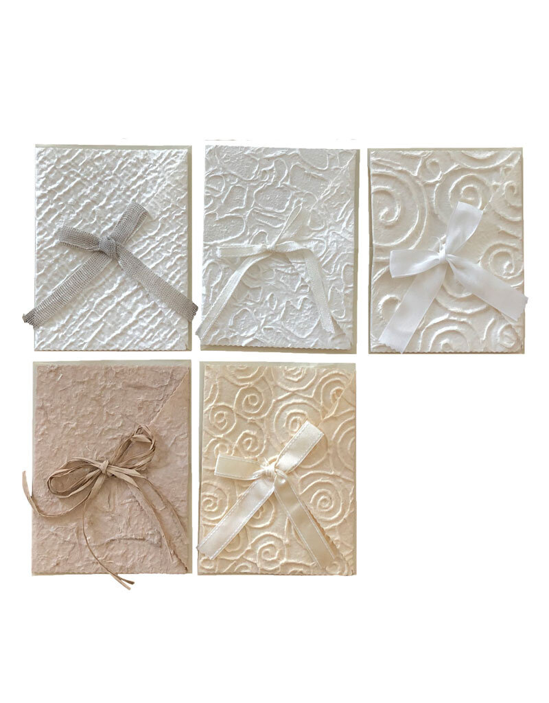 Ensemble de 5 cartes/enveloppes