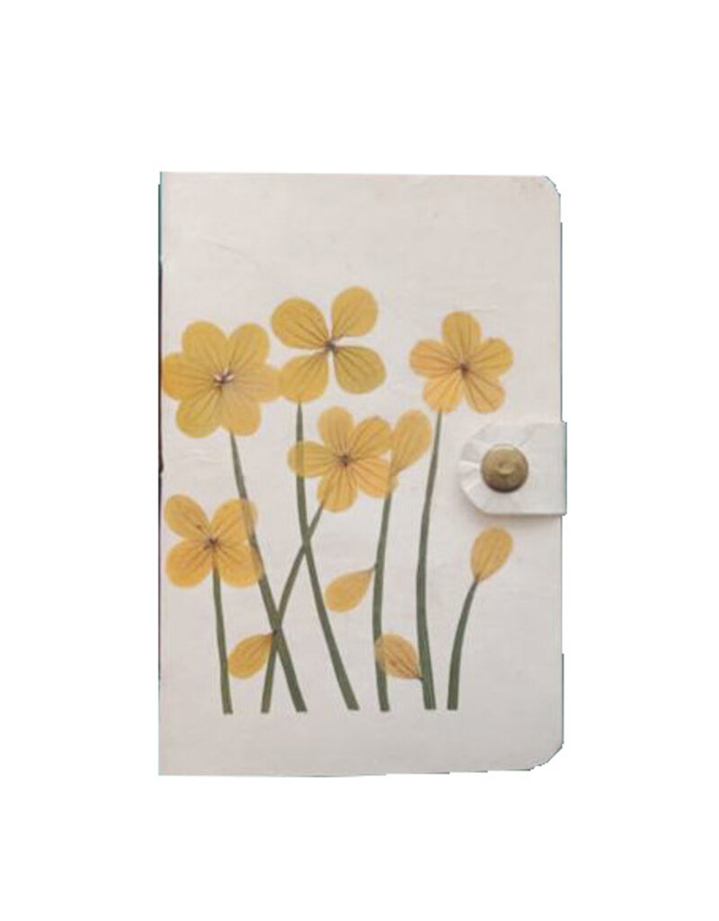 Cahier papier Gampi avec fleur