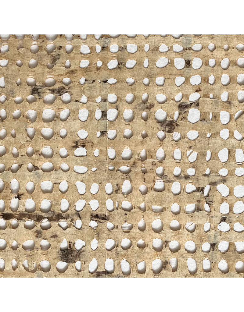 Amate papier met geweven kant