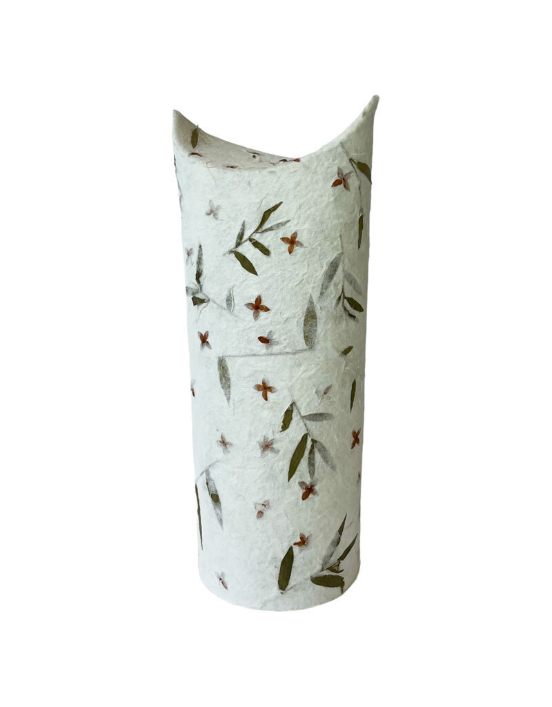 TD600 - Strooi koker van mulberry papier 25x10