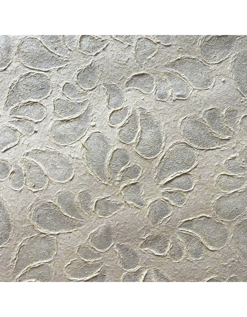 TH883 - Mulberry corn paper with flower pattern