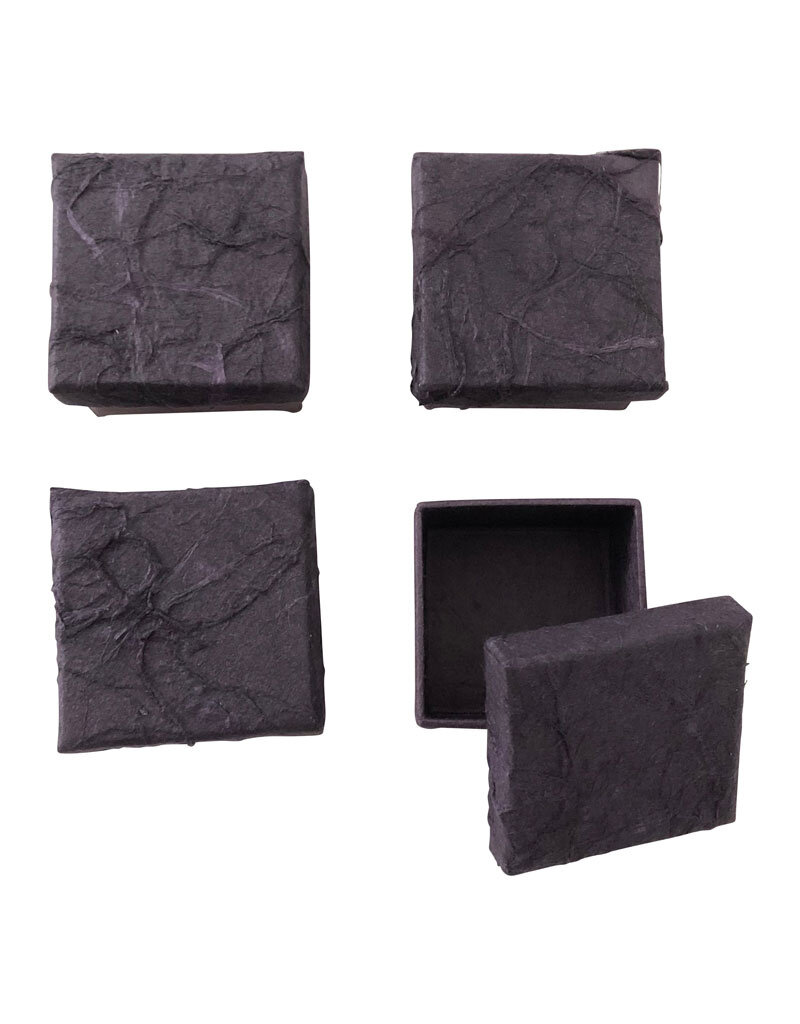 Set of 4 boxes with bark  - Copy