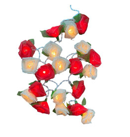 TH014 - Guirlande lumineuse avec fleurs