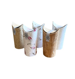 TD600 - Strooi koker van mulberry papier 25x10