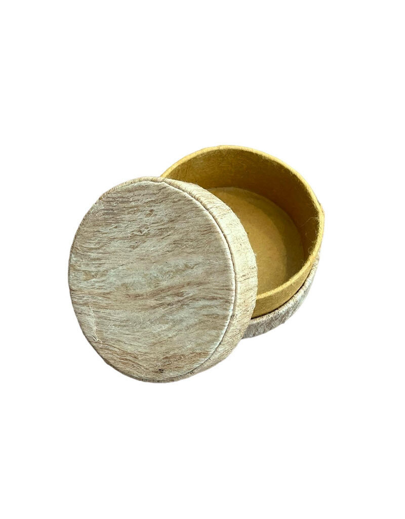 TH432 - Runde Schachtel mit Rinde