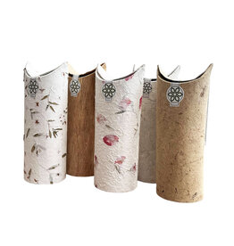 TD615 - Strooi koker van mulberry papier 37x13cm