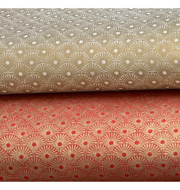 NE891 - Lokta papier met waaier print