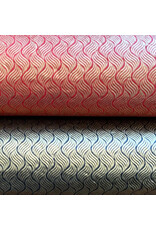Papier Lokta avec impression d'or