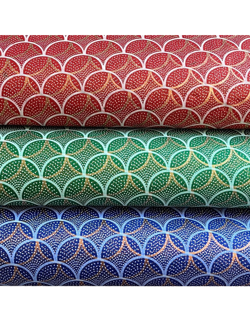 NE889 - Lokta-Papier mit Schuppenmuster