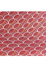 NE889 - Lokta papier met schubben print