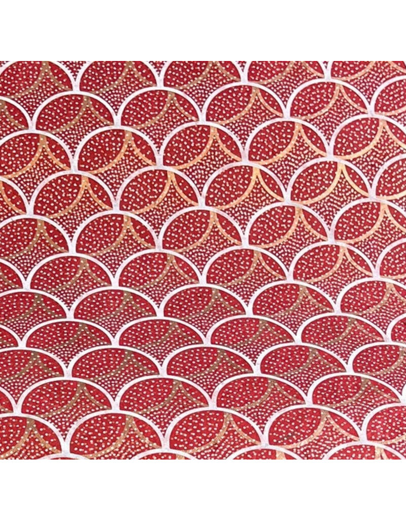 NE889 - Lokta paper with scales print