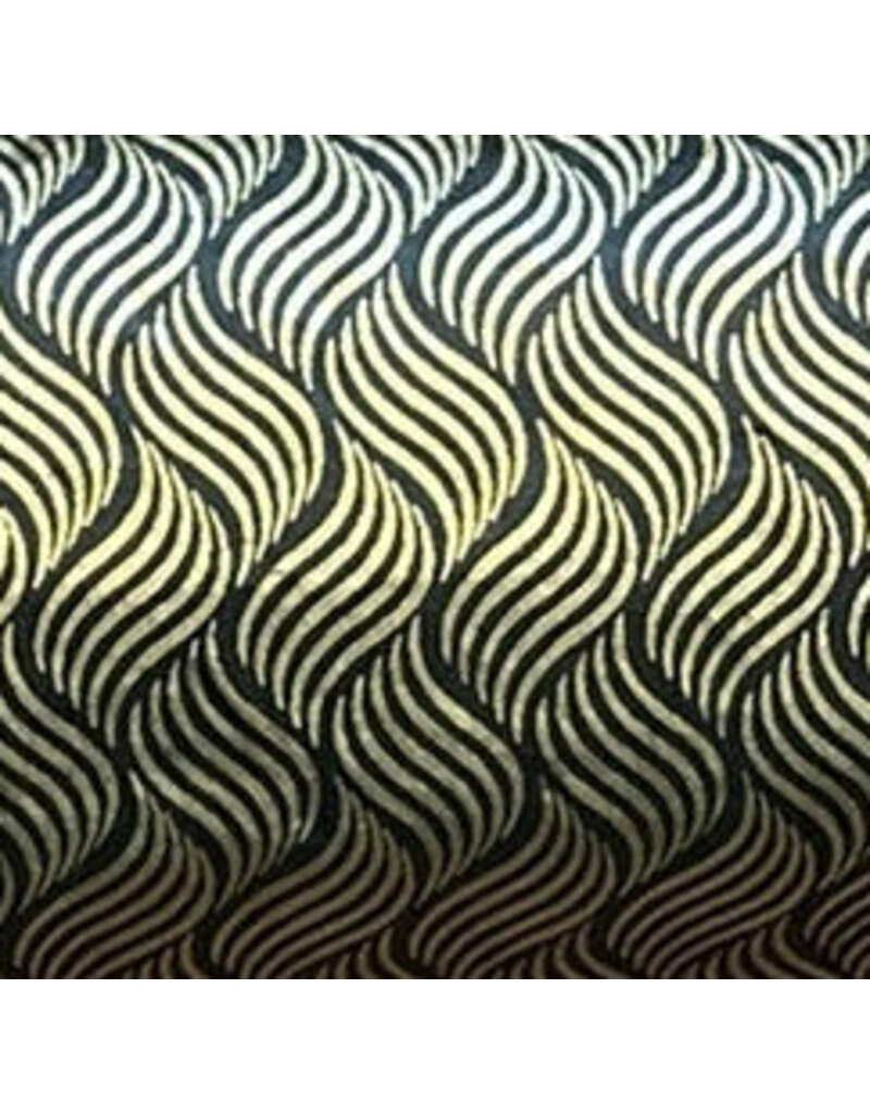 Papier Lokta avec impression d'or
