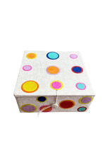 NE182 - Square box made of lokta paper