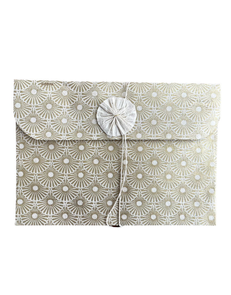 Ensemble de 6 enveloppes de papier lokta  -