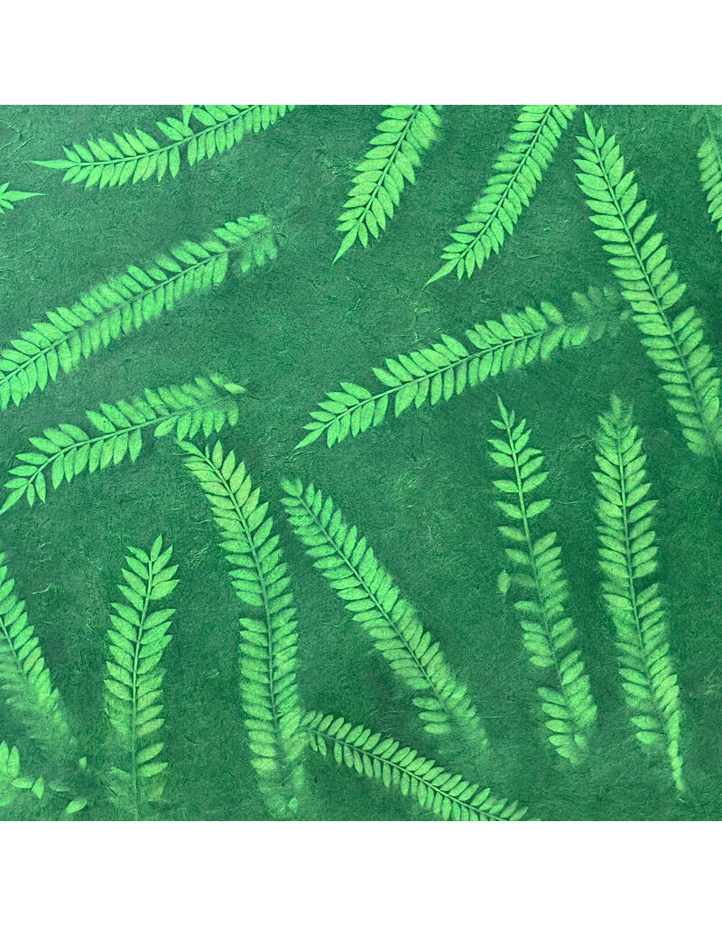 NE860 - Lokta papier met amala blad print