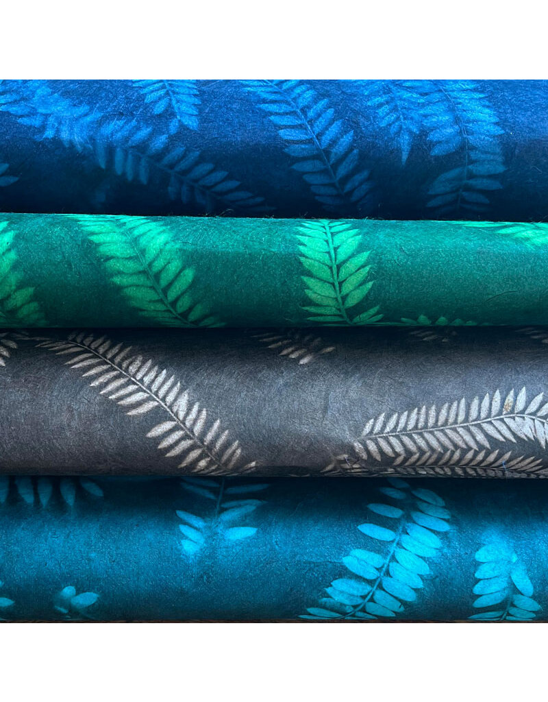 NE860 - Lokta papier met amala blad print