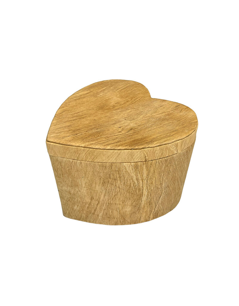 TH693 - Boîte de rangement en forme de cœur 12,5x10cm