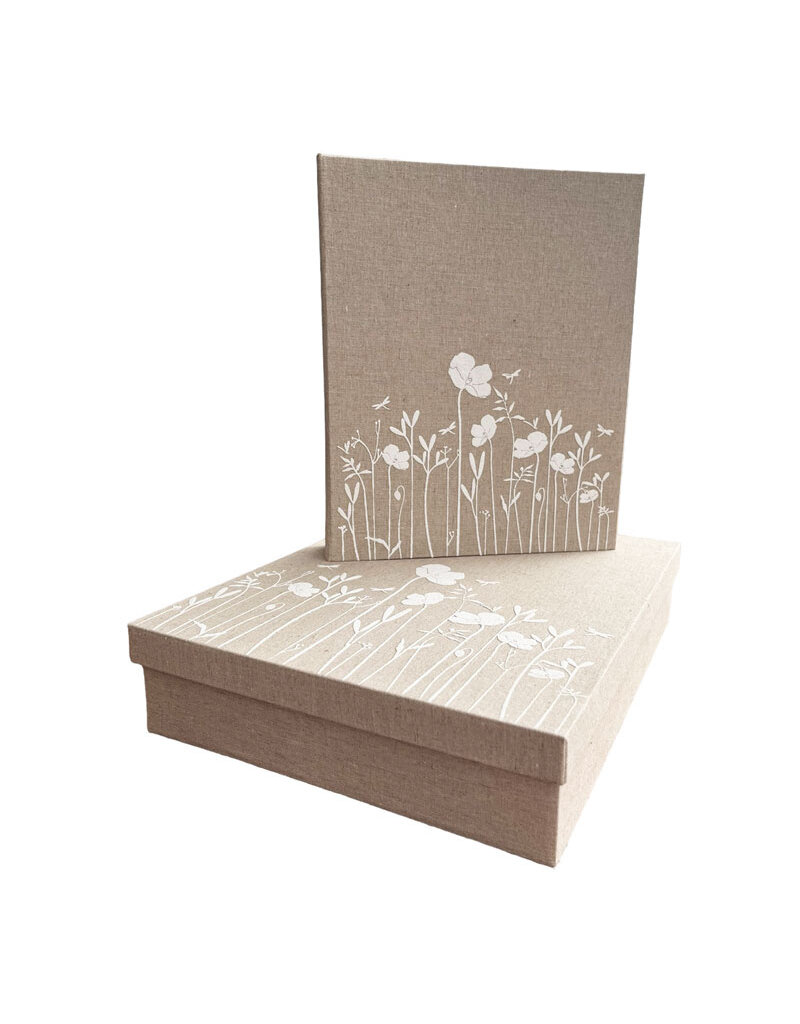 TH516 - Set of a box and register, cotton
