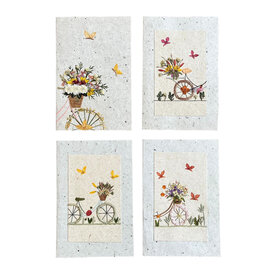 . PN309 Set 8 Karten / Umschläge mit  Fahrrädern