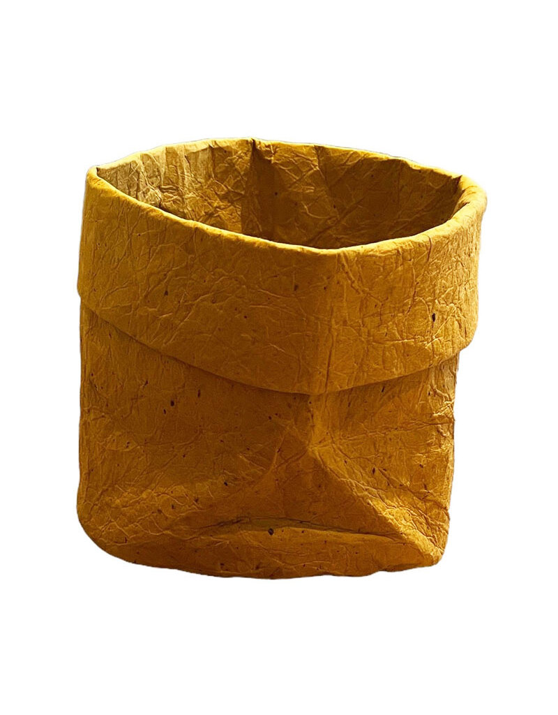 . pot de fleurs en papier gampi