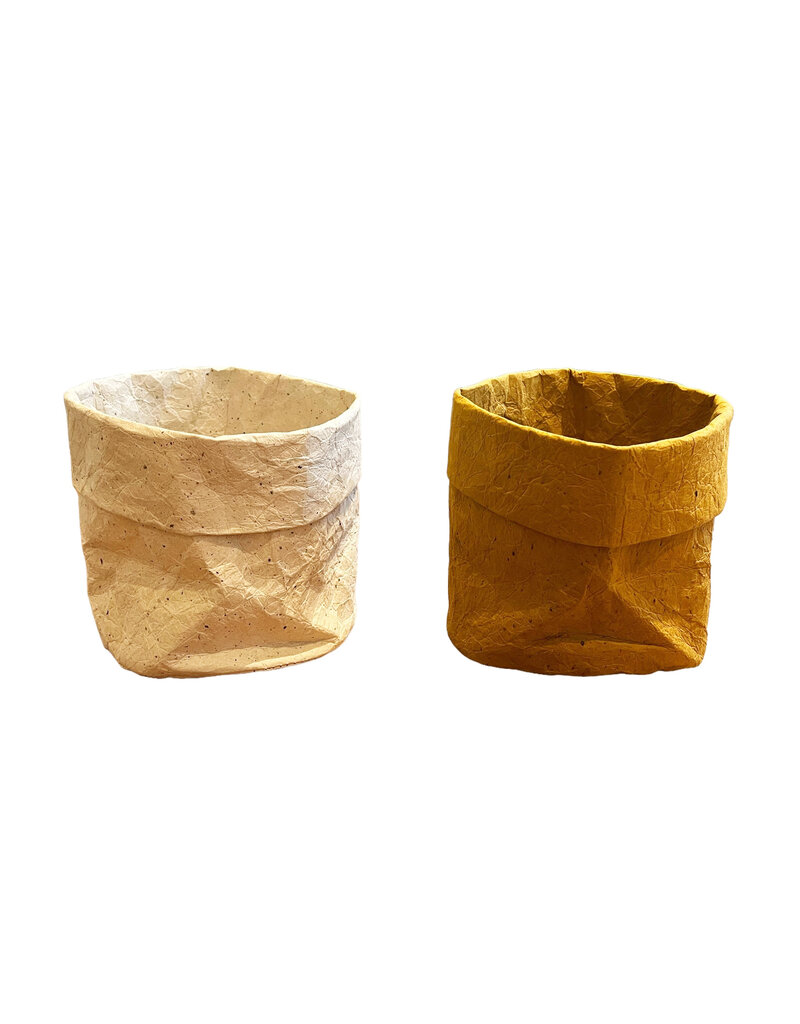 . Bloempot van gampi papier