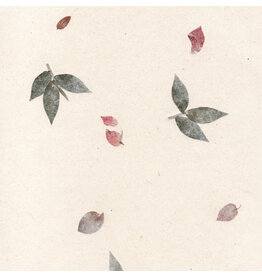 A4d68 Satz 25 St.  Gampi Papier mit Blumen