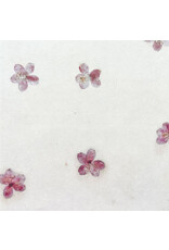 Gampi paper with flowers