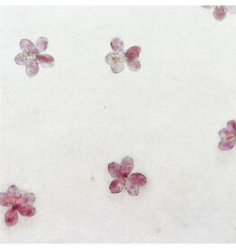 A4d77 Satz 25 St.  Gampi Papier mit Blumen