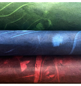 NE203 - Lokta papier met blad print