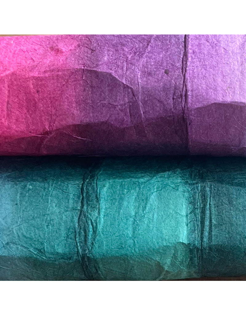 Lokta-Papier mit gestreiftem Solardruck