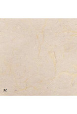 Gampi paper with abaca fibres