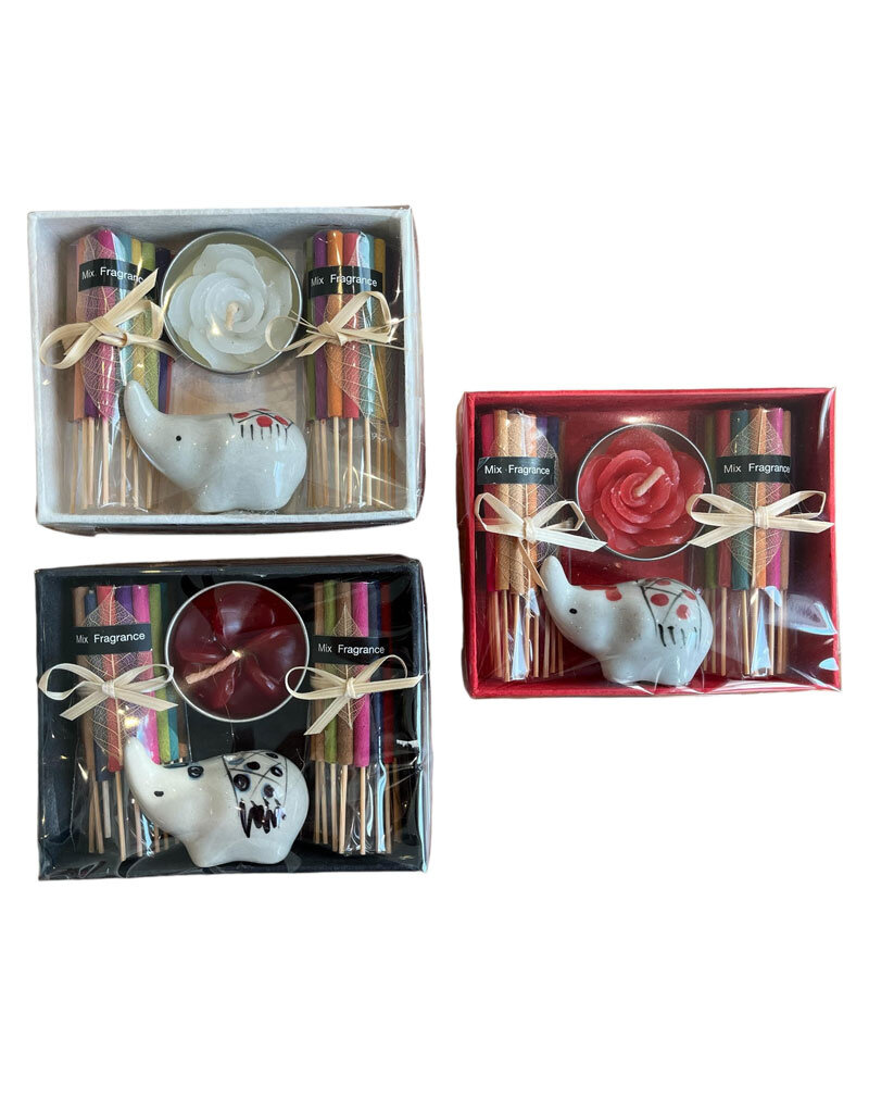 Gift box incense and candle