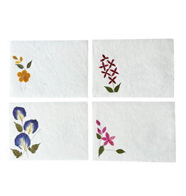 TH179 Set of 4gift envelopes with flowers