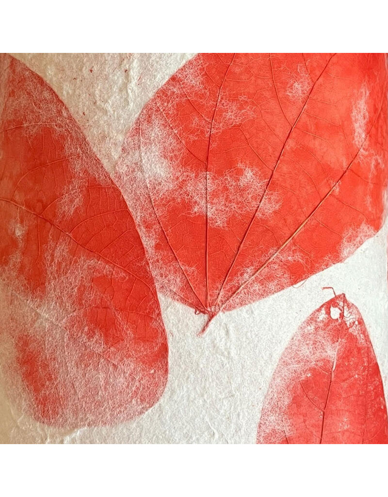 TH947 - Papier de mûrier avec des feuilles de chong co