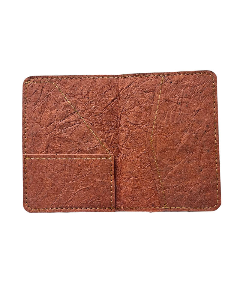 porte-passeport papier de cuir
