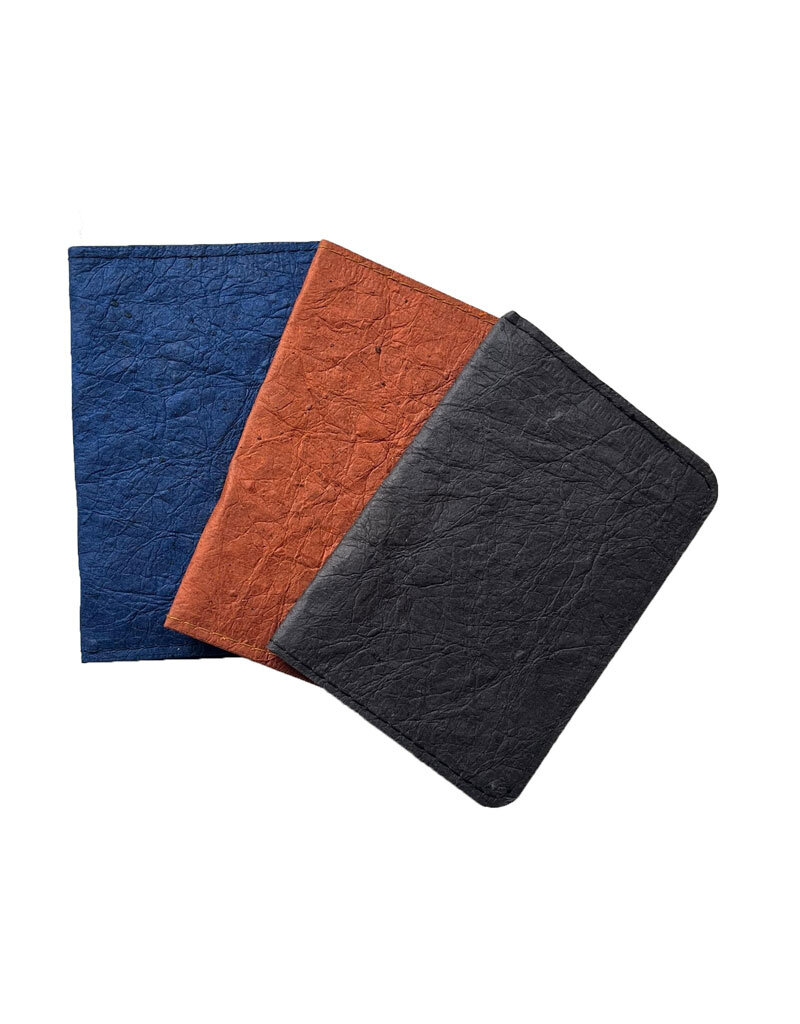 porte-passeport papier de cuir