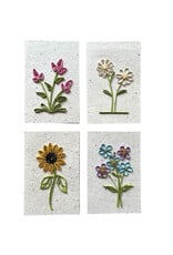 . Set 8 cards/envelopes with flowers