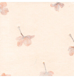 A4d49 Satz 25 St.  Gampi Papier mit Blumen