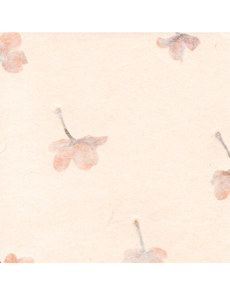 Gampi paper with flowers