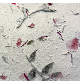 TH941 - Papier de mûrier avec mélange de fleurs