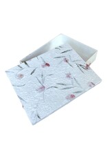 TH137 - Aufbewahrungsdose mit Blumen-/Blattmotiv