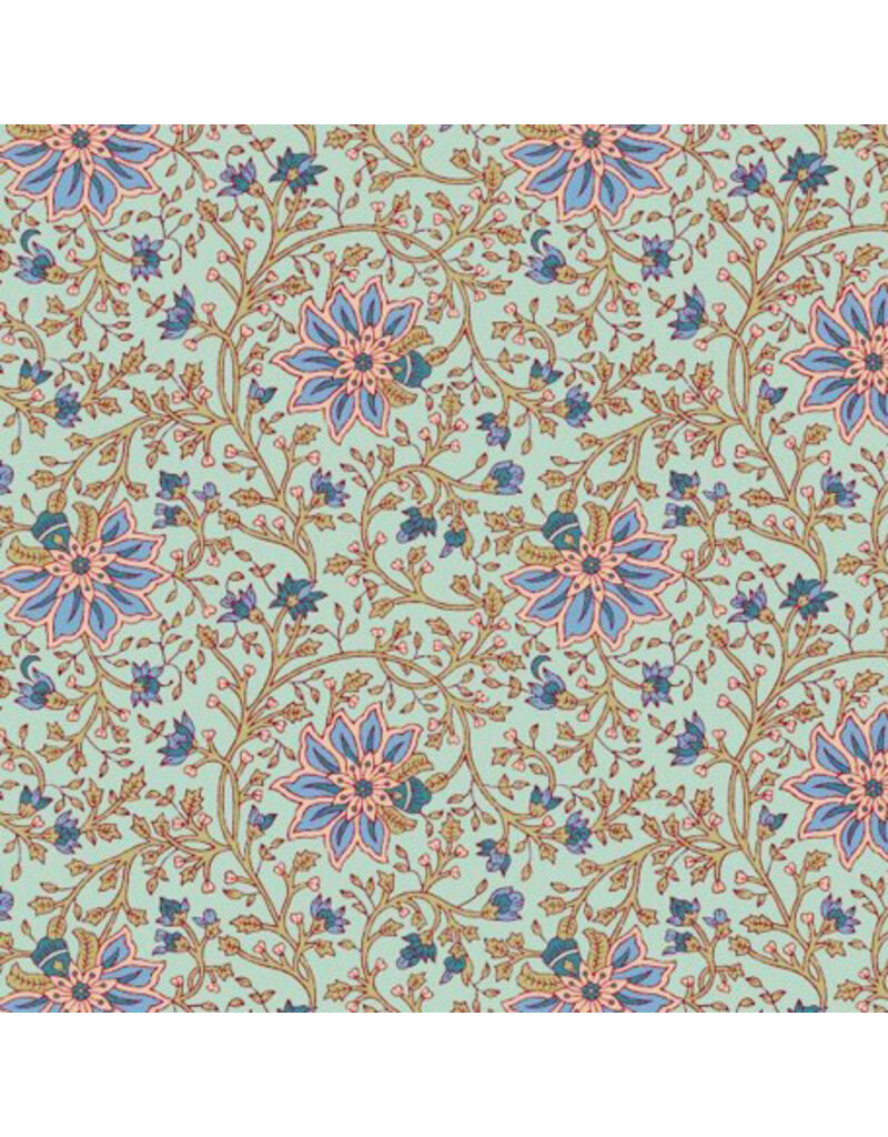 Papier de coton motif floral